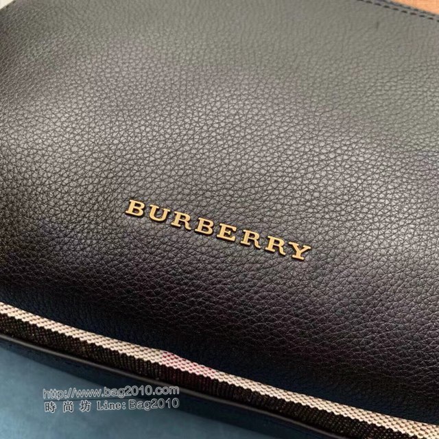 Burberry專櫃新款雙肩包 巴寶莉Canvas格紋男士雙肩後背包  db1196